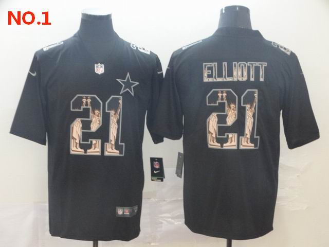 Men's Dallas Cowboys #21 Ezekiel Elliott Jerseys-33